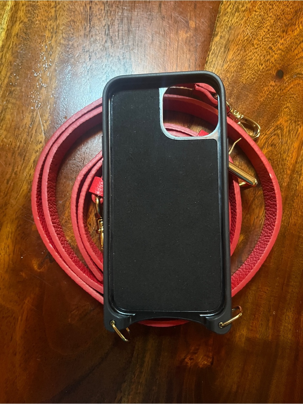 Bandolier Red Crossbody Phone Case with Strap - iPhone 13 mini - Picture 6 of 8